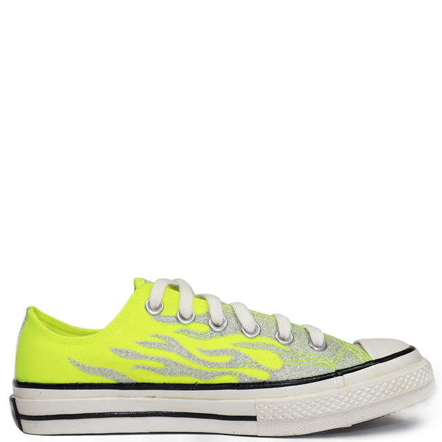 converse verde fluor