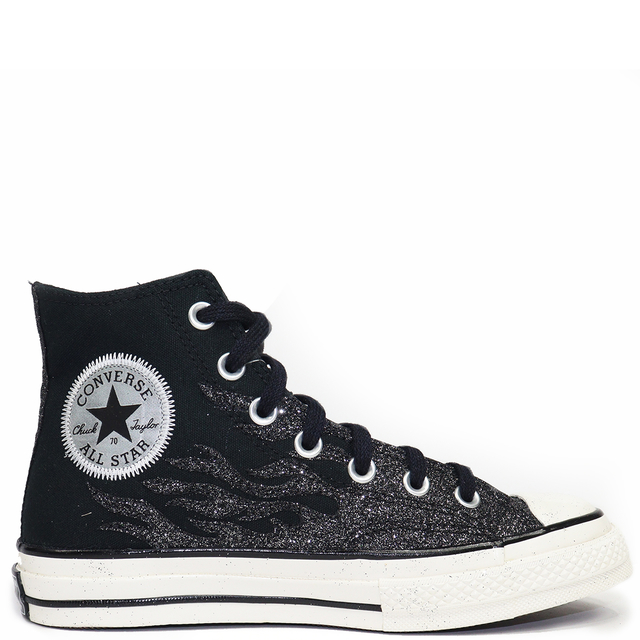 all star preto com glitter