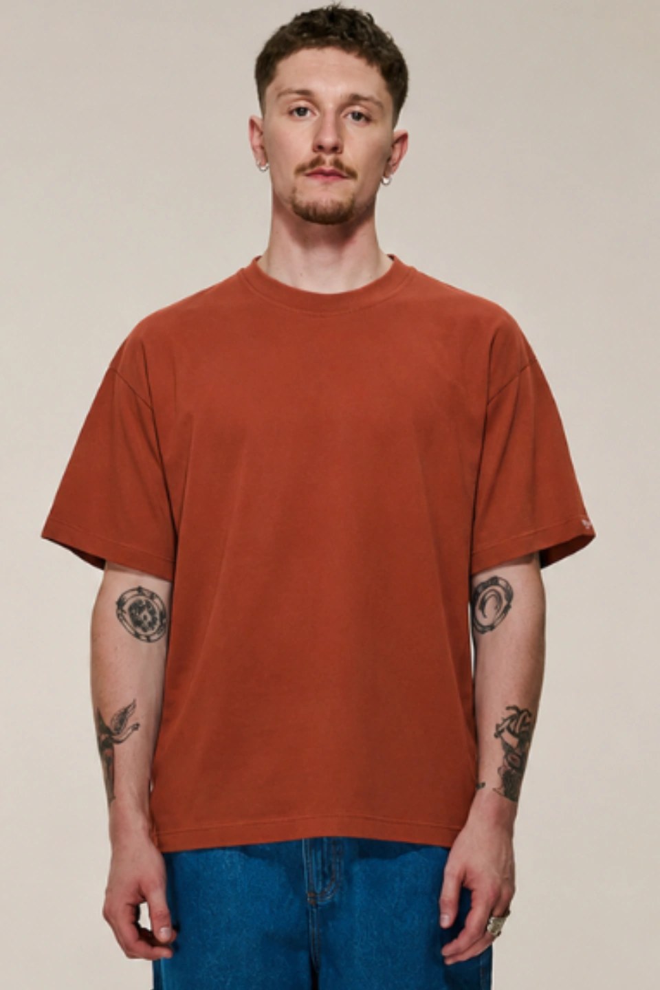 Camiseta Nephew Básica Algodão Pima marrom