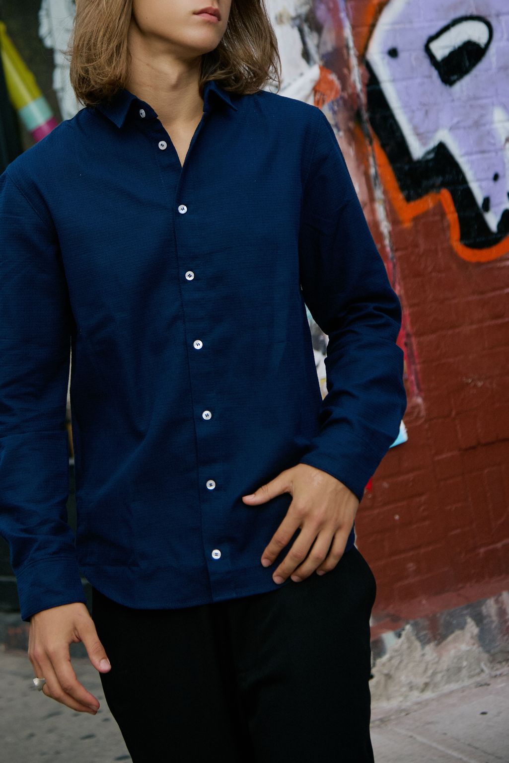 Camisa Brasil Tailoring Azul Marinho