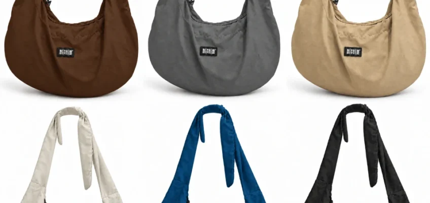 Tsuno DJ Bag Nephew Grande nas cores marrom, cinza, caqui, bege, azul e preto